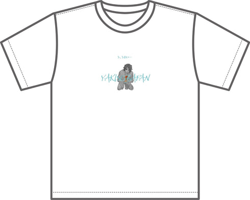 『十三機兵防衛圏』Tシャツ 比治山隆俊 焼きそばパン
